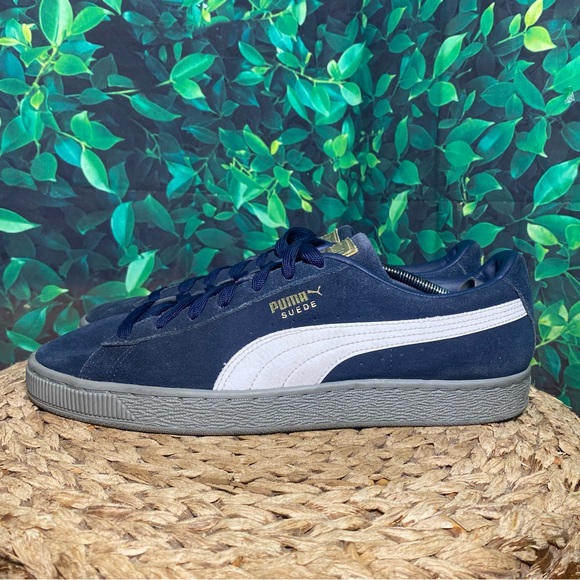 Puma suede classic past time  blue white grey - Picture 3 of 7